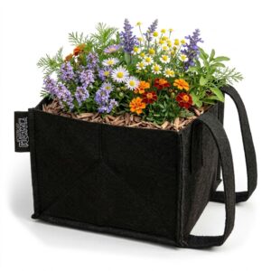 maceta geotextil balcon redonda simple 3 litros